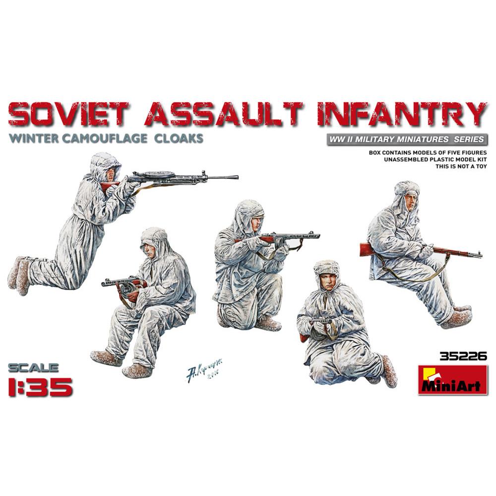 MINIART: 1/35 Soviet Assault Infantry (Winter)