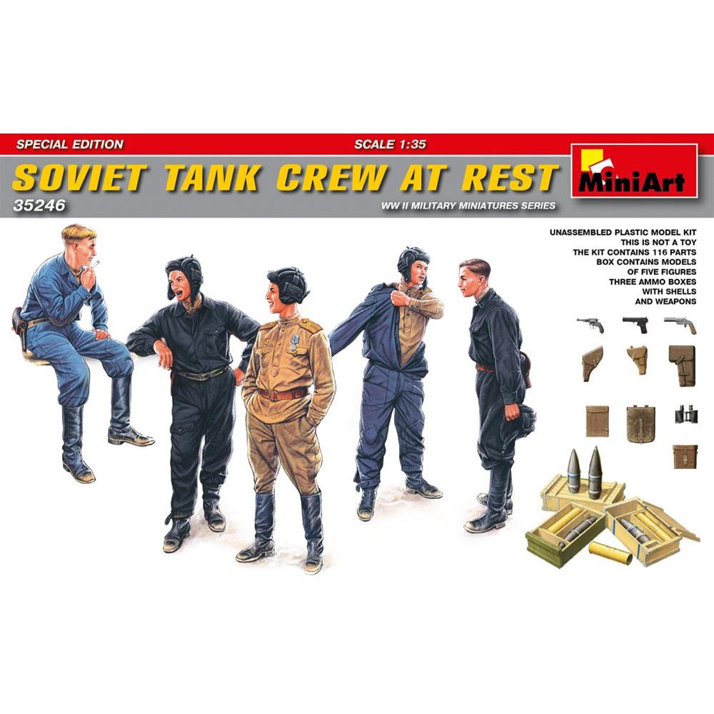 MINIART: 1/35 Soviet Tank Crew at rest