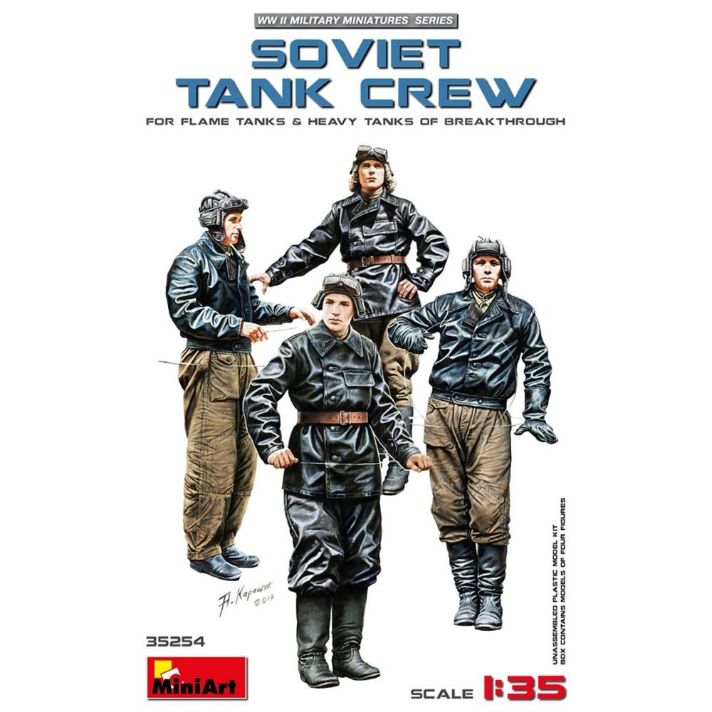 MINIART: 1/35 Soviet Tank Crew (For flame & breakthrough tanks)