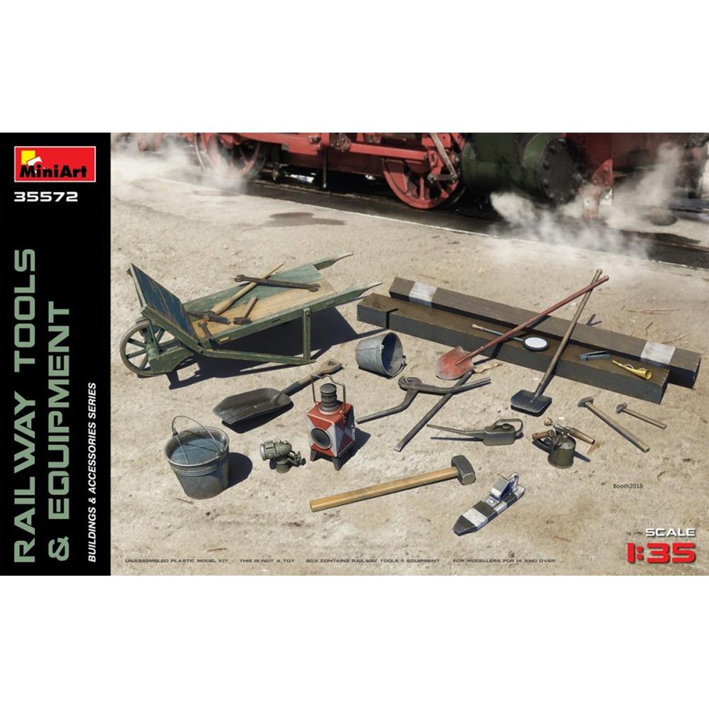 MINIART: 1/35 Railway Tools & Equipment