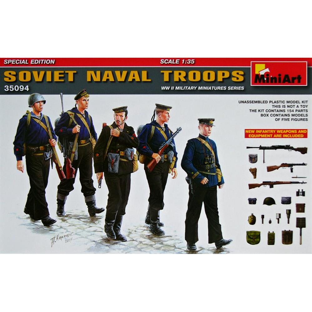 MINIART: 1/35 Soviet Naval Troops - SPECIAL EDITION