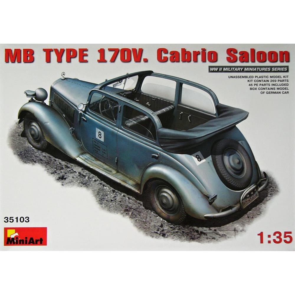 MINIART: 1/35 MB Typ 170V Cabrio Saloon