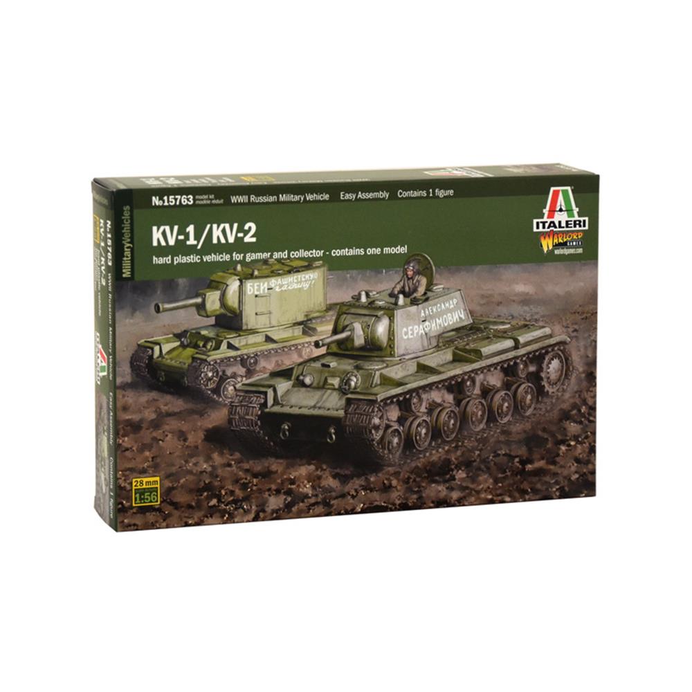 ITALERI: 1/56 KV1 / KV2 include 1 figurino 100% nuovo stampo