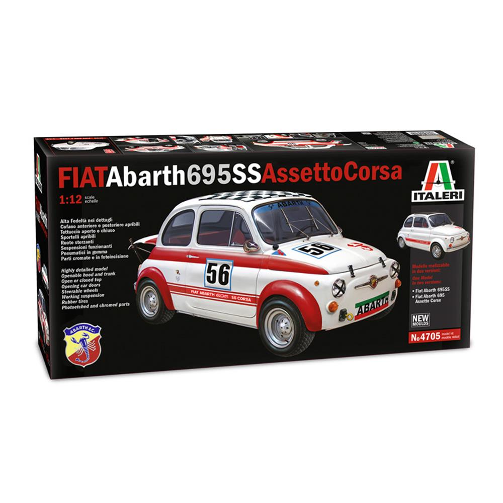 ITALERI: 1/12 FIAT Abarth 695SS / 695SS A.Corsa