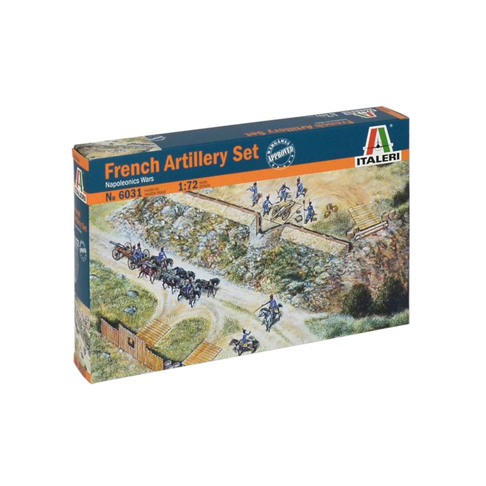 ITALERI: 1/72 NAPOLEONIC WARS FRENCH ARTILLERY SET