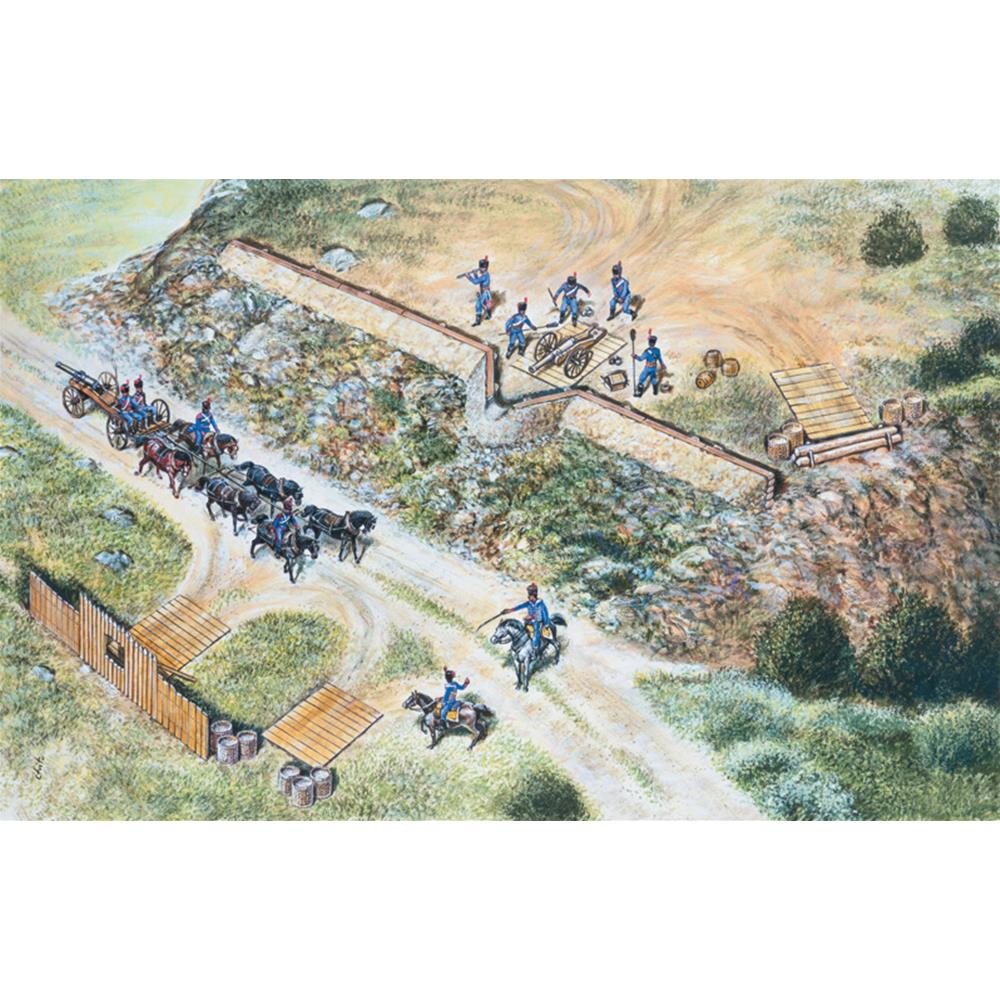 ITALERI: 1/72 NAPOLEONIC WARS FRENCH ARTILLERY SET