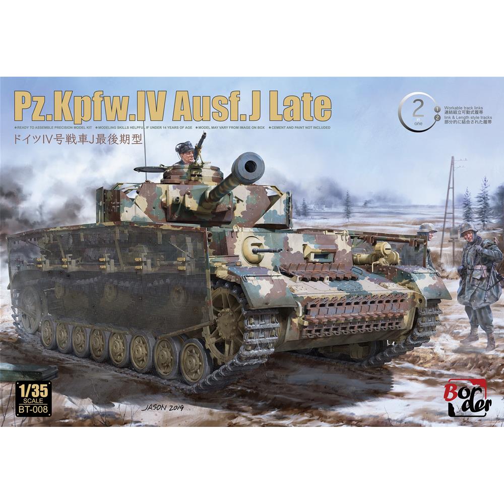BORDER MODEL: 1/35; Panzer IV Ausf. J Late