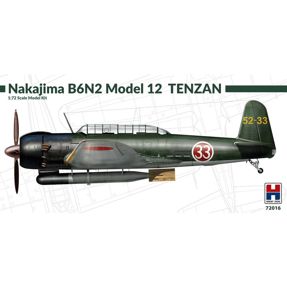 Hobby 2000: 1/72;  Nakajima B6N2 Model 12 Tenzan