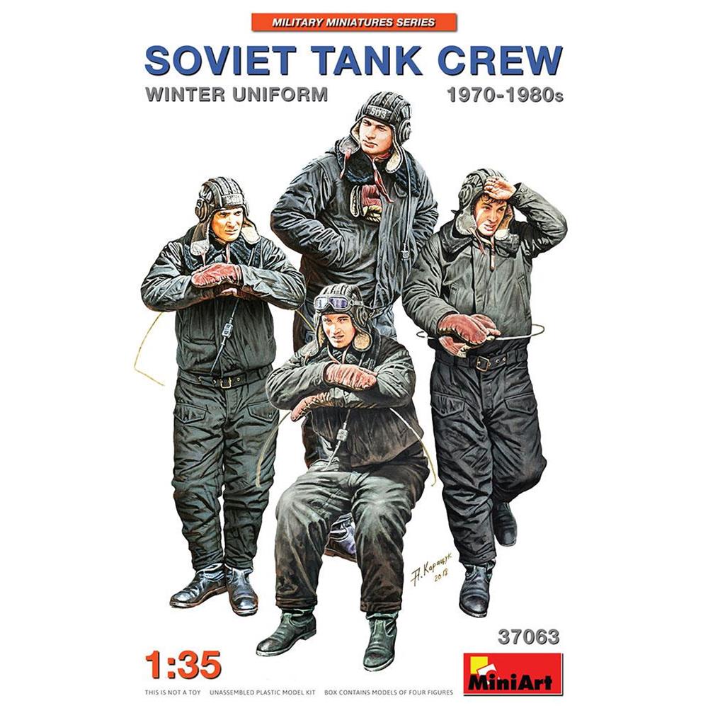 MINIART: 1/35 Soviet Tank Crew 1970-1980s. Winter Uniform