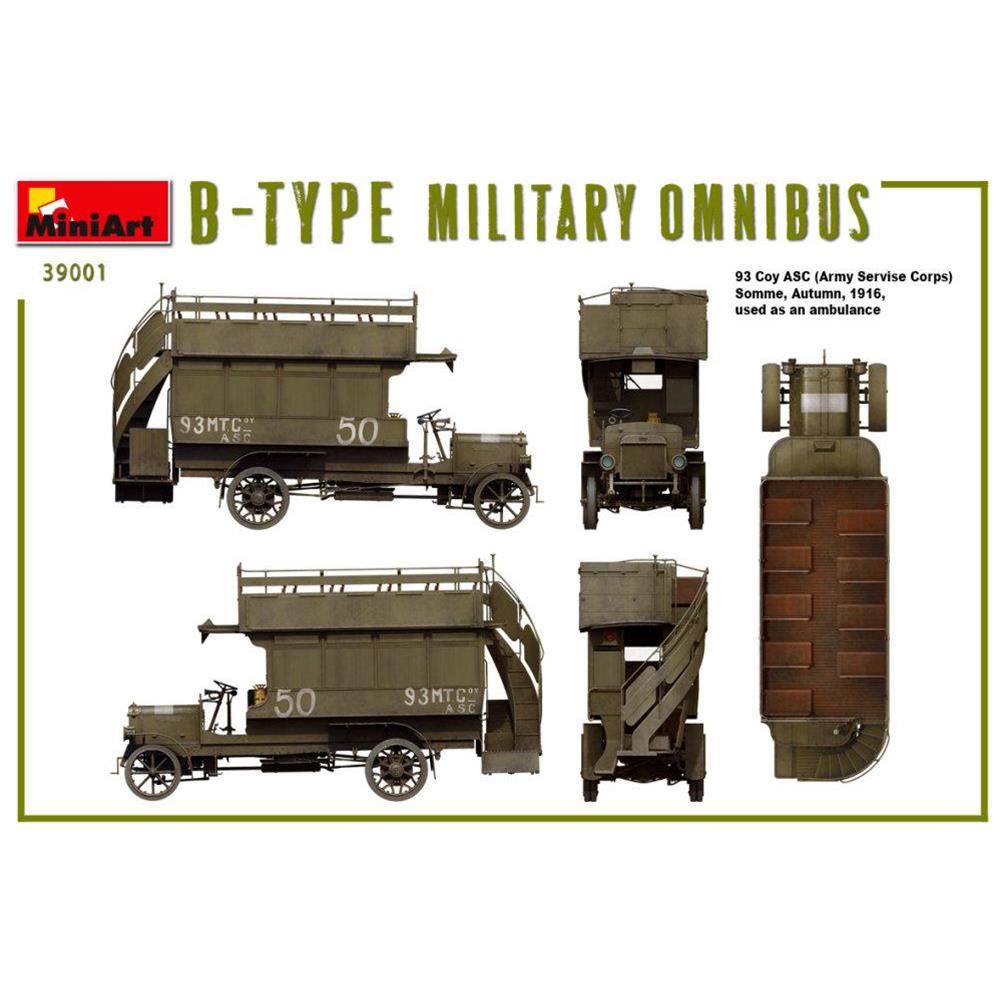 MINIART: 1/35 B-Type Military Omnibus