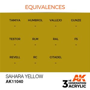 AK INTERACTIVE: acrylic paint 3rd Generation Sahara Yellow 17ml