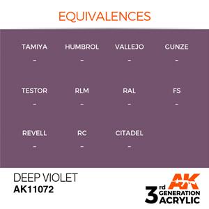 AK INTERACTIVE: colore acrilico 3rd Generation Deep Violet 17ml