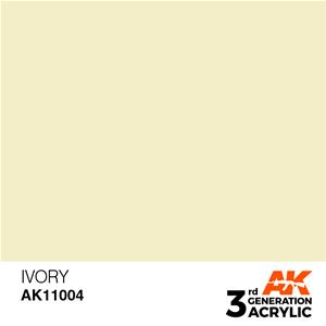 AK INTERACTIVE: acrylic paint 3rd Generation Ivory 17ml