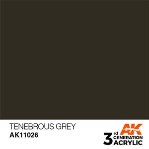 AK INTERACTIVE: acrylic paint 3rd Generation Tenebrous Grey 17ml