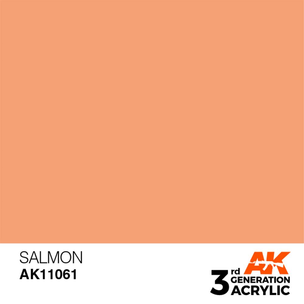 AK INTERACTIVE: colore acrilico 3rd Generation Salmon 17ml