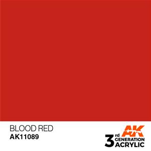 AK INTERACTIVE: acrylic paint 3rd Generation Blood Red 17ml