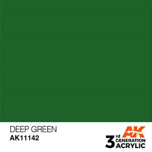 AK INTERACTIVE: acrylic paint 3rd Generation Deep Green 17ml