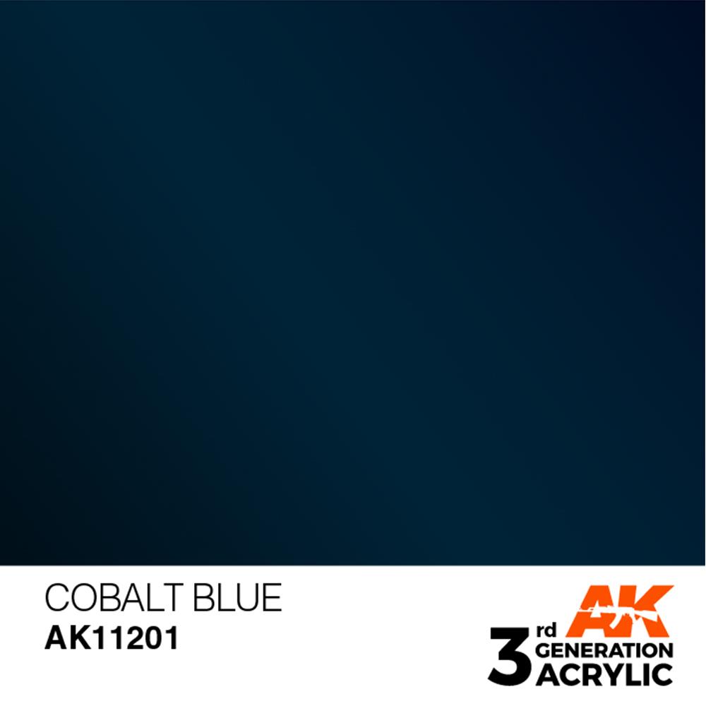 AK INTERACTIVE: acrylic paint 3rd Generation Cobalt Blue 17ml