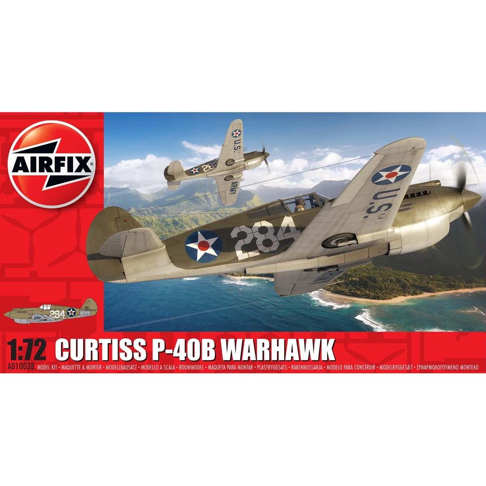 AIRFIX: 1/72; Curtiss P-40B Warhawk