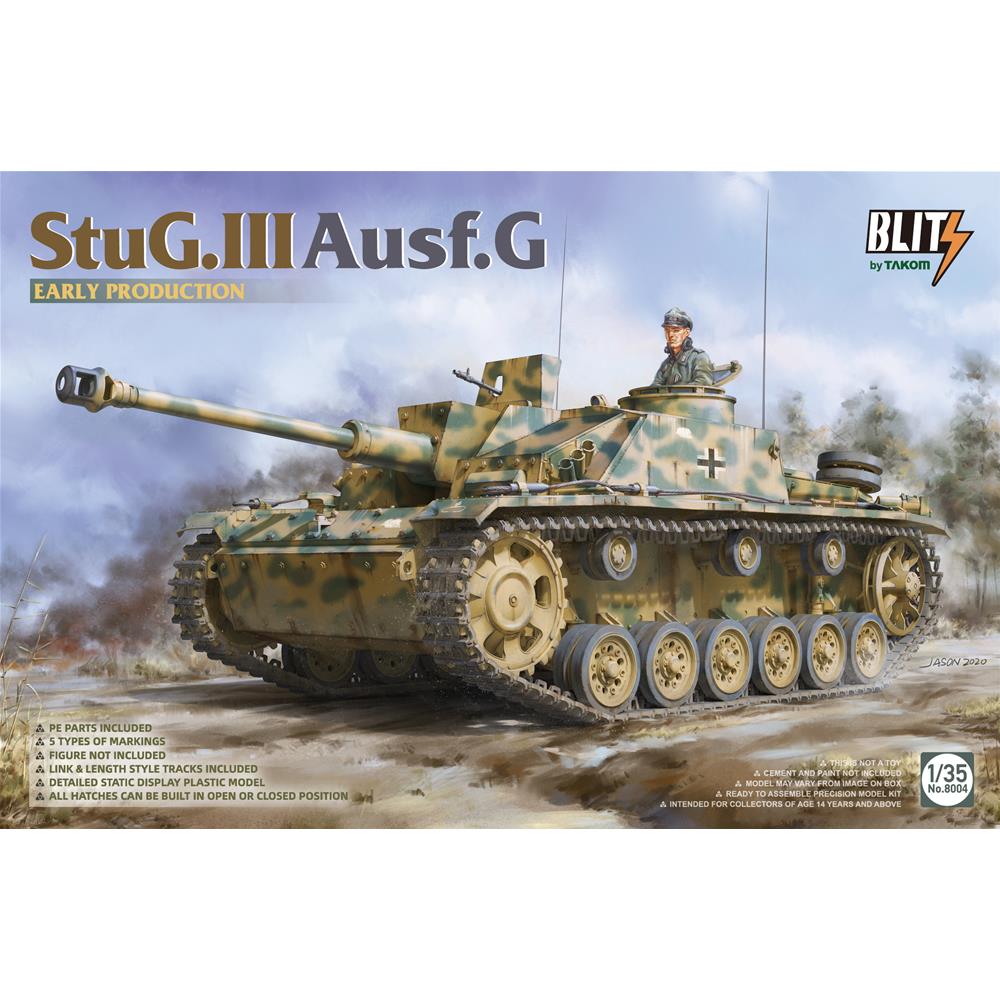TAKOM MODEL: 1/35; StuG.III Ausf.G early production
