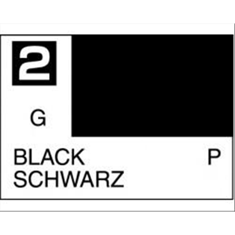 GUNZE: Black / Schwarz (10 ml) Glaze