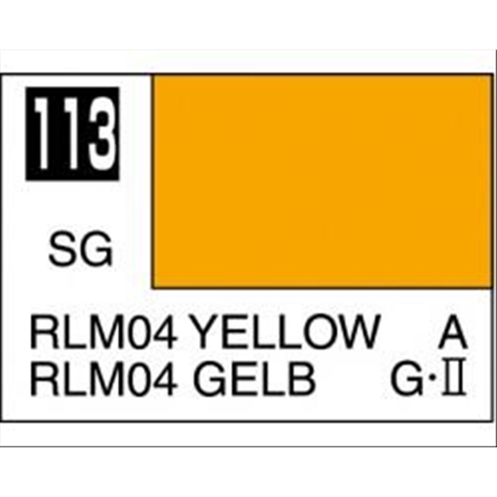 GUNZE: Yellow/Gelb (10 ml) Seiden Matt