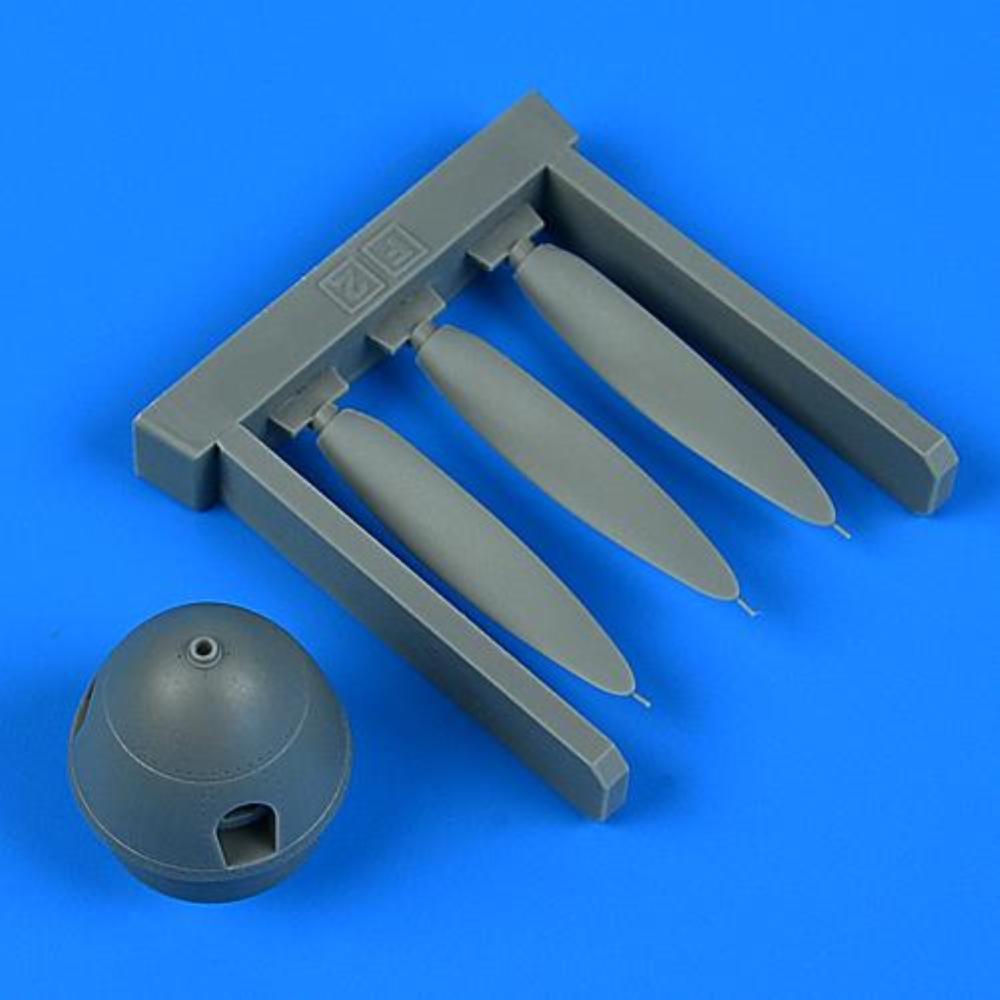 Quickboost: 1:48 BF 109F-2 PROPELLER