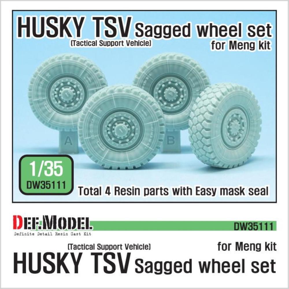 DEF.MODEL: UK Husky TSV set di ruote effetto peso ( per Meng 1/35)