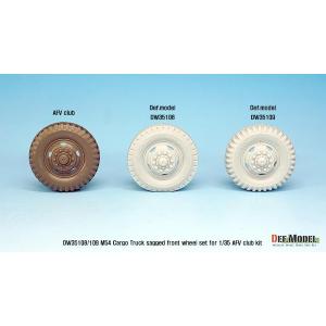 DEF.MODEL: US M54A2 Cargo Truck Sagged Front wheel set)2)- Military type( for AFV club 1/35)