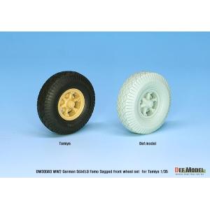 DEF.MODEL: German Sd.Kfz.9 Famo Sagged front Wheel set ( for Tamiya 1/35)