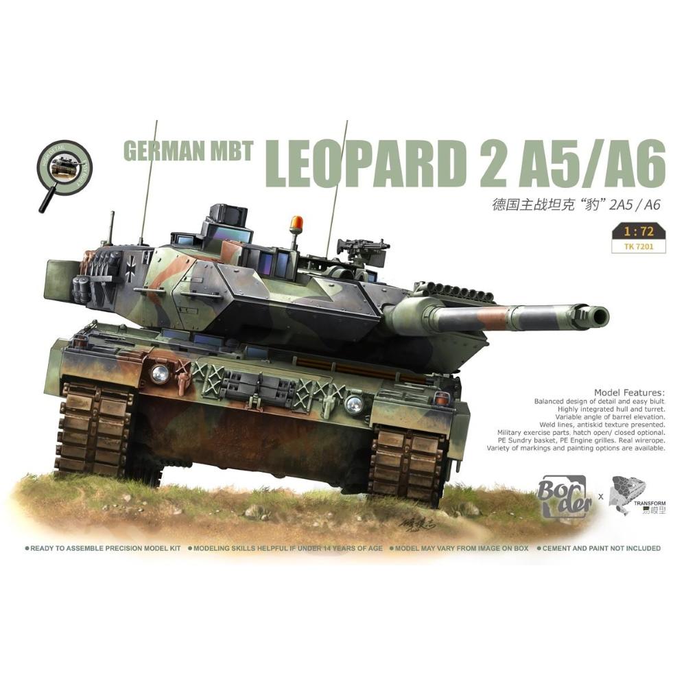 BORDER MODEL: 1/72; Leopard 2 A5 / A6  1/72