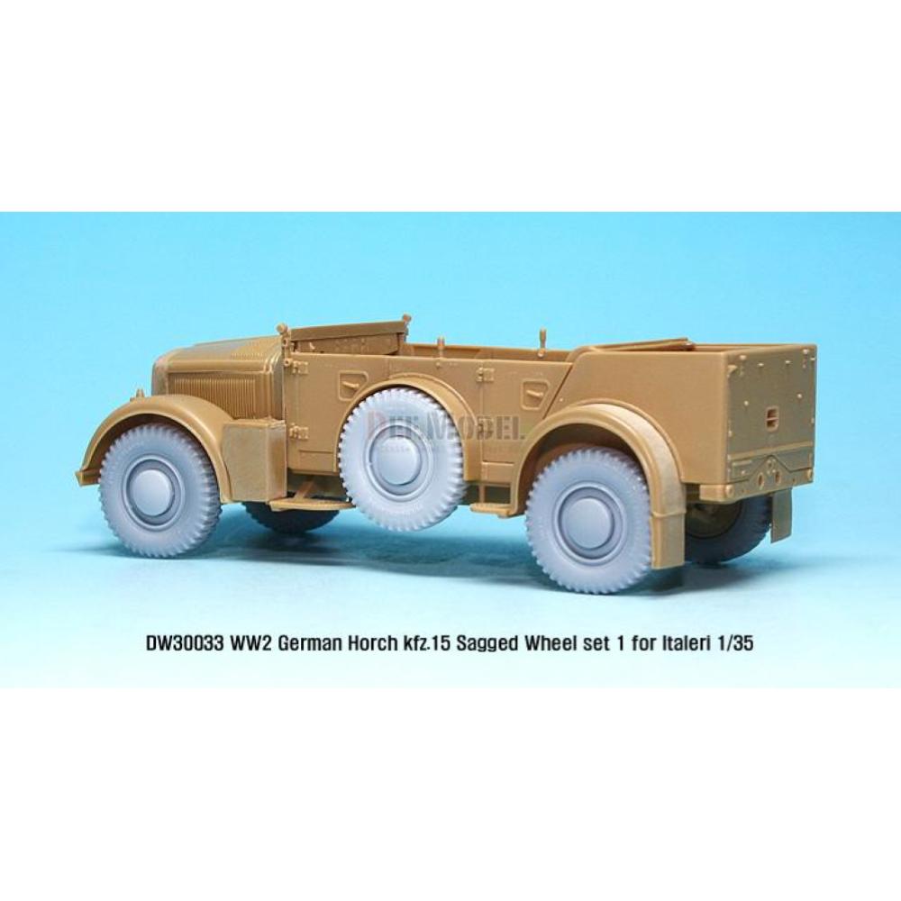 DEF.MODEL: German Horch kfz.15 Wheel set 1 ( for Italeri 1/35)