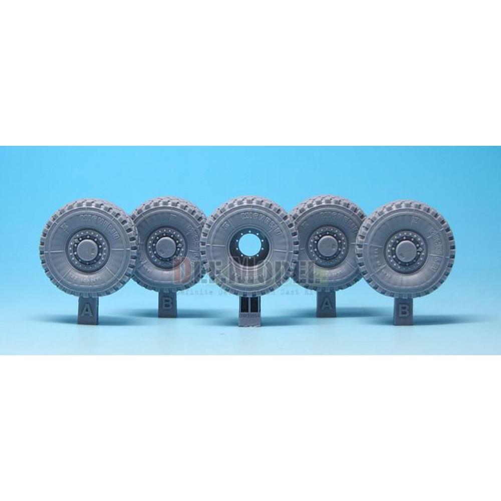 DEF.MODEL: US Army M-ATV 'Big' Sagged Wheel set (for Panda 1/35)