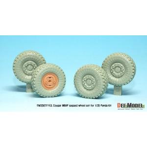 DEF.MODEL: US Cougar 4X4 MRAP Sagged Wheel set (for Panda 1/35)
