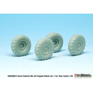 DEF.MODEL: French Panhard VBL LAV set di ruote effetto peso-1 (per Tiger model 1/35)