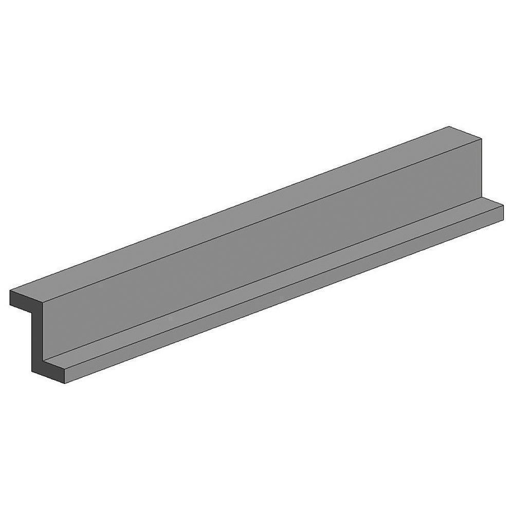 EVERGREEN: (35cm) Opaque White Polystyrene Z Channels (4 per pack)