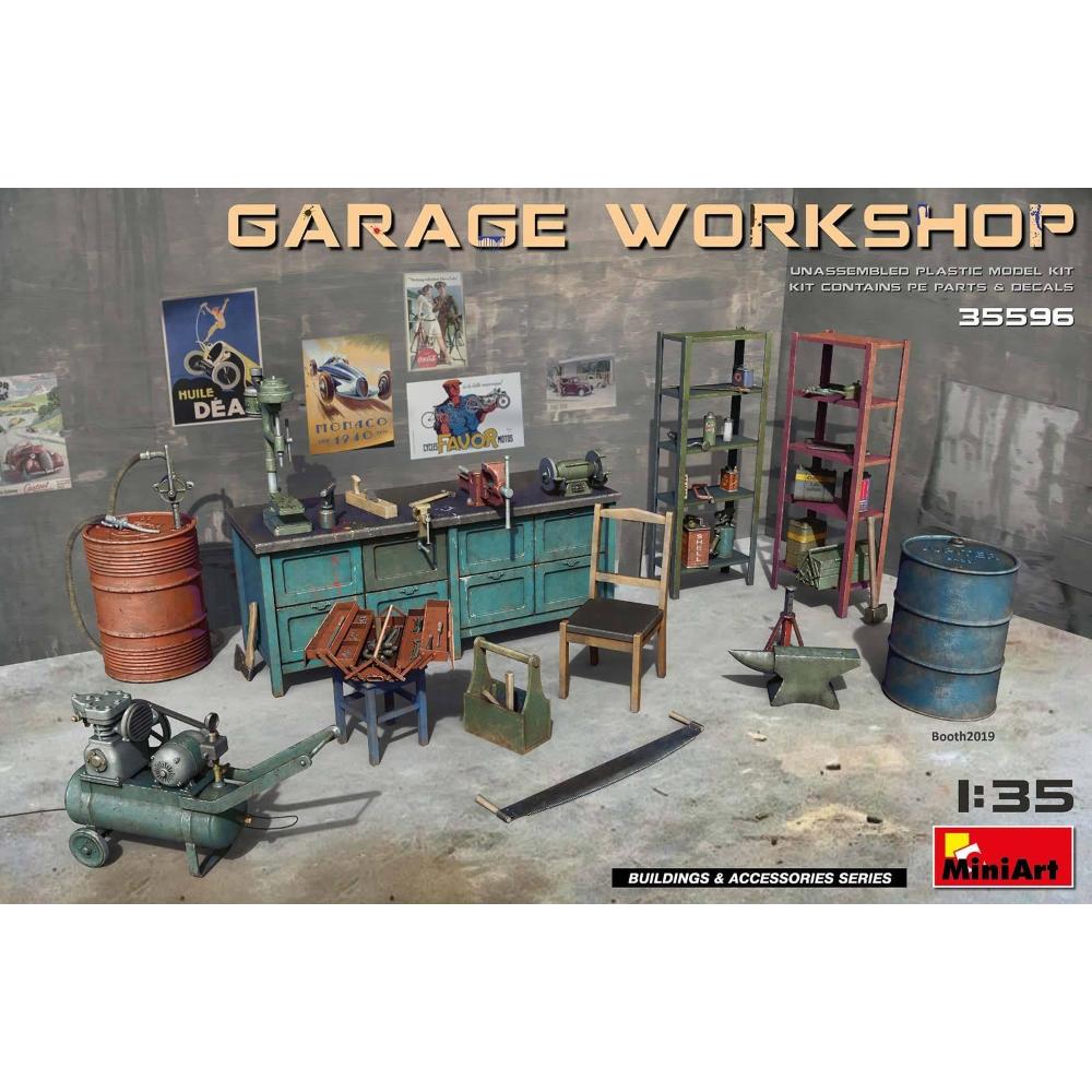 MINIART: 1/35 Garage Workshop