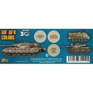 AK INTERACTIVE: SET acrylic paint 3rd Generation 17mL - IDF AFV COLOR COMBOS