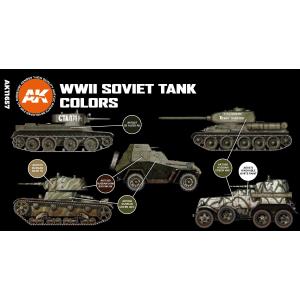 AK INTERACTIVE: SET colori acrilici 3rd Generation 17mL - SOVIET CAMOUFLAGES 3G