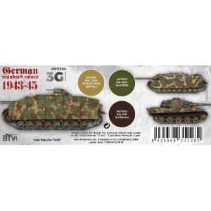 AK INTERACTIVE: SET colori acrilici 3rd Generation 17mL - GERMAN STANDARD 44-45 COMBO 3G