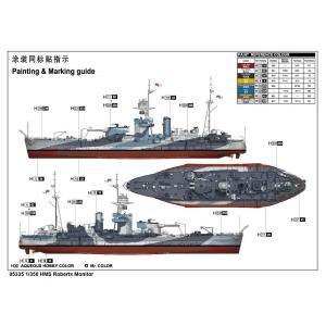 TRUMPETER: 1/350 HMS Roberts Monitor