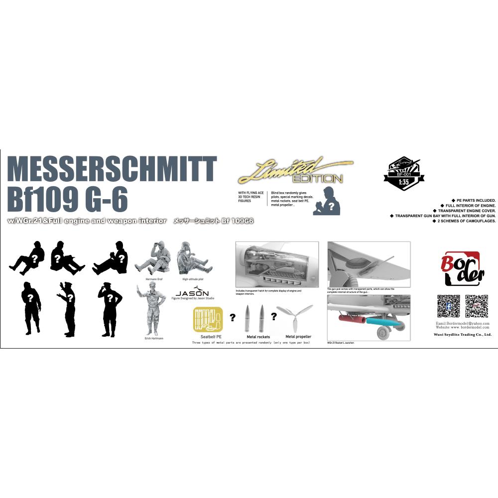 BORDER MODEL: 1/35; Messerschmitt Bf 109 G-6