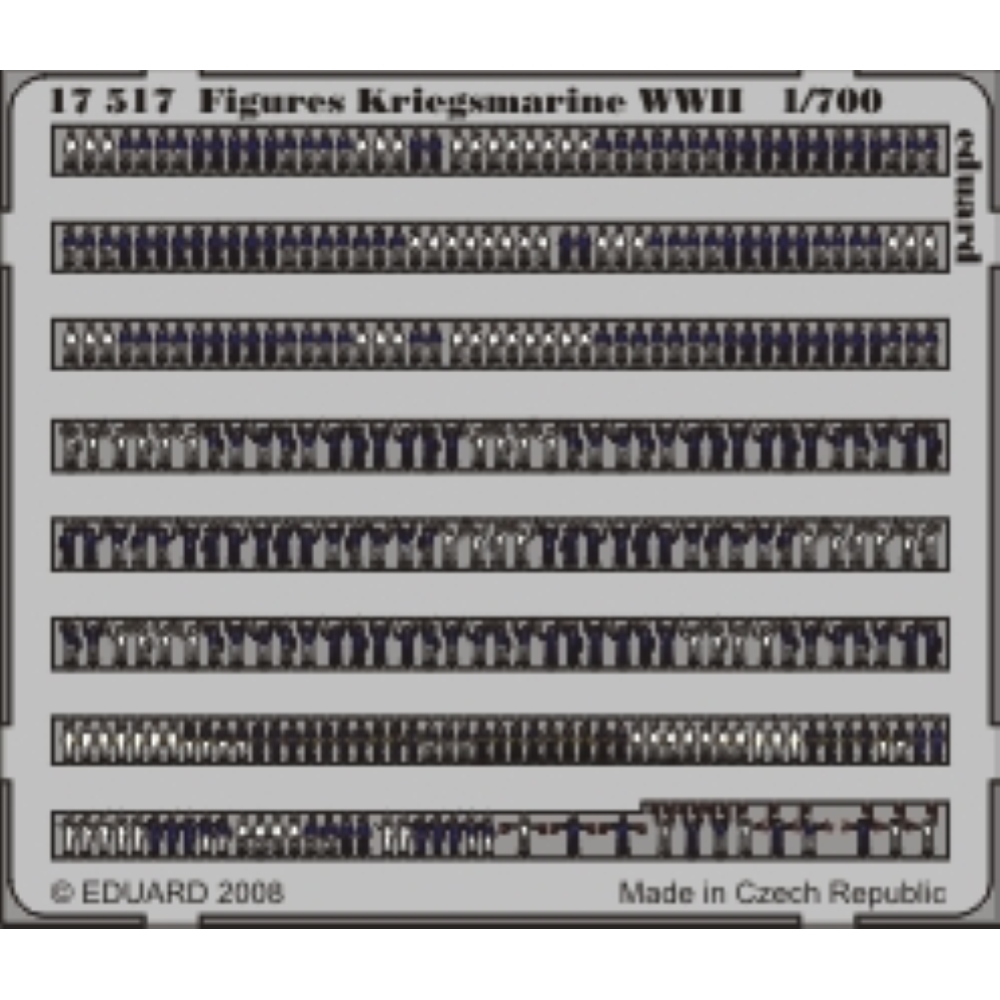 EDUARD: 1/700; Figures Kriegsmarine WWII - photoetched set