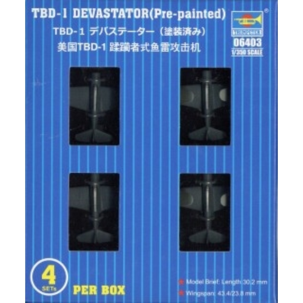 TRUMPETER: 1/350 TBD-1 DEVASTATOR (Pre-painted)