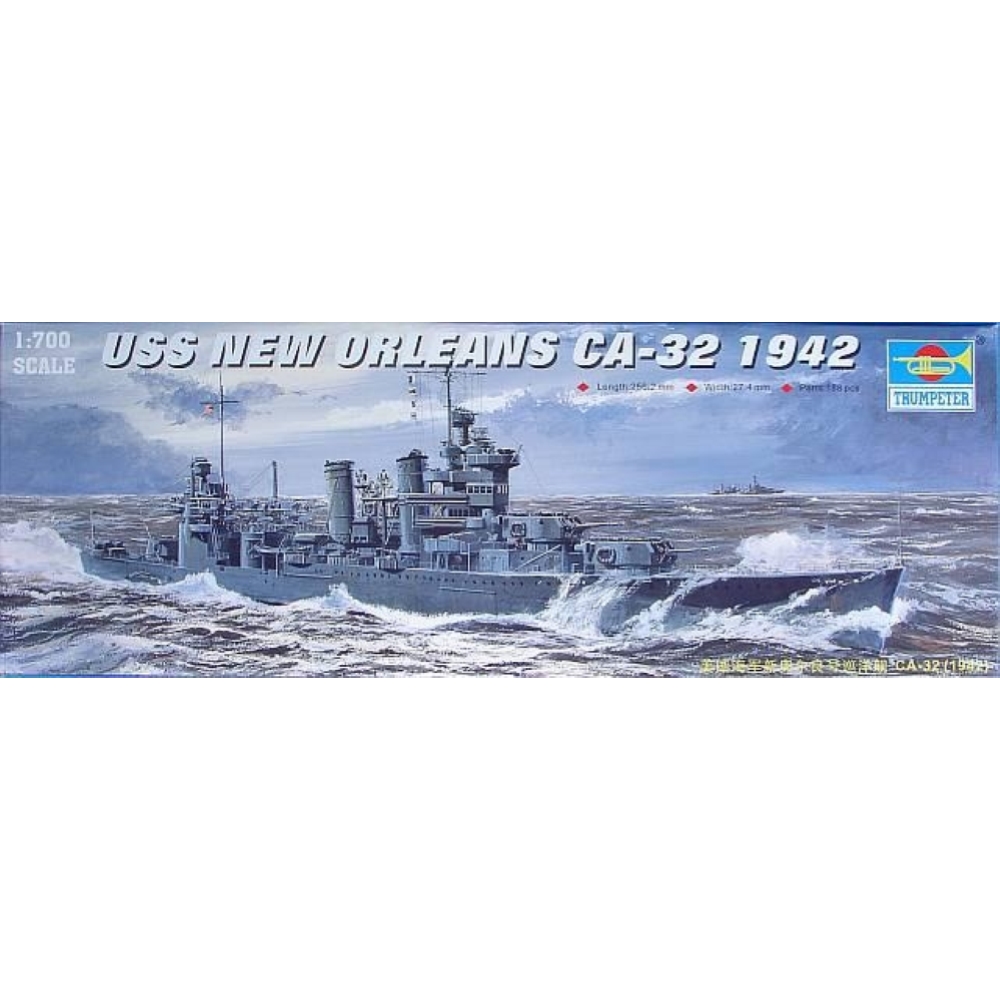 TRUMPETER: 1/700 USS New Orleans CA-32(1942)
