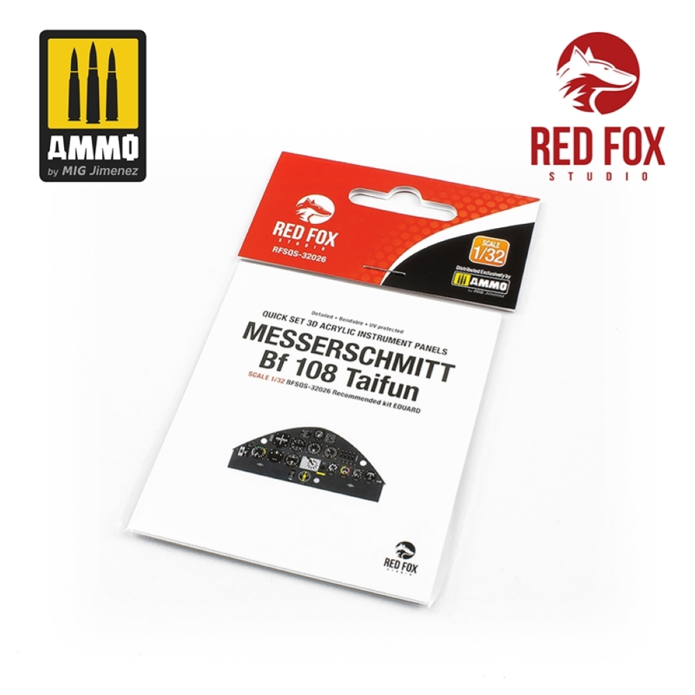 Red Fox Studios: 1/32 Messerschmitt Bf 108 Taifun (for Eduard kit)