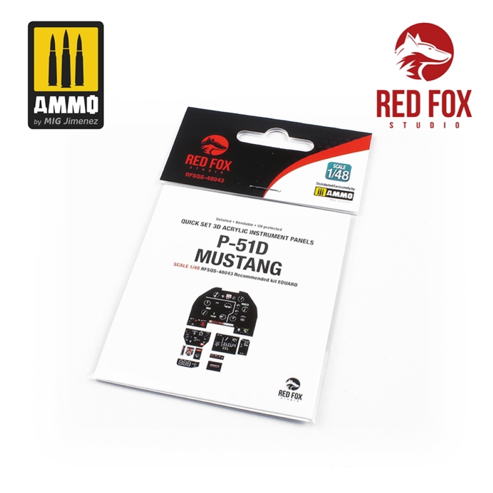 Red Fox Studios: 1/48 P-51D-5 Mustang (for Eduard kit)