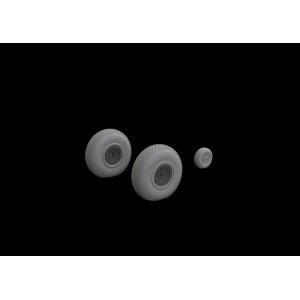 EDUARD: 1/48 ; B-17 wheels block tread for HONG KONG MODEL