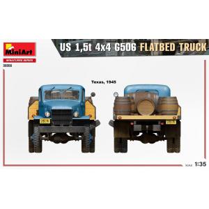 MINIART: 1/35 US 1,5t 4x4 G506 Flatbed Truck