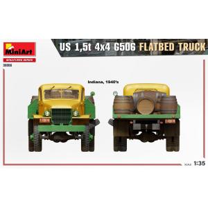 MINIART: 1/35 US 1,5t 4x4 G506 Flatbed Truck